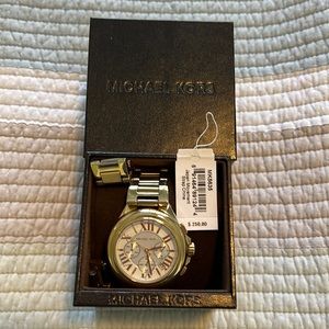 Michael Kors gold watch large face
